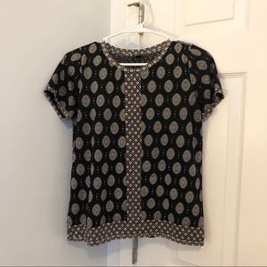 J Crew Paisley Pattern Top